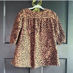 Baby Gap l Cheetah Print Corduroy Dress l Size 2T